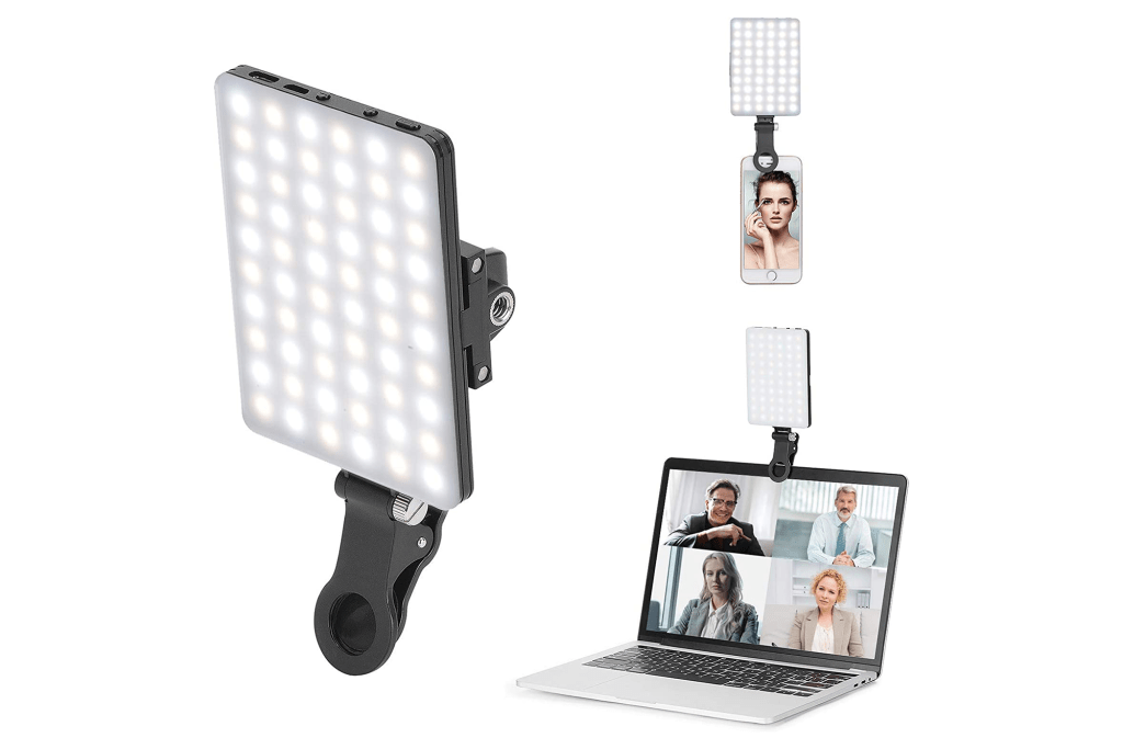 Newmowa 60 LED High Power Rechargeable Clip Selfie Light