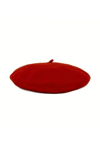 Georgianna Beret -- Red Wool