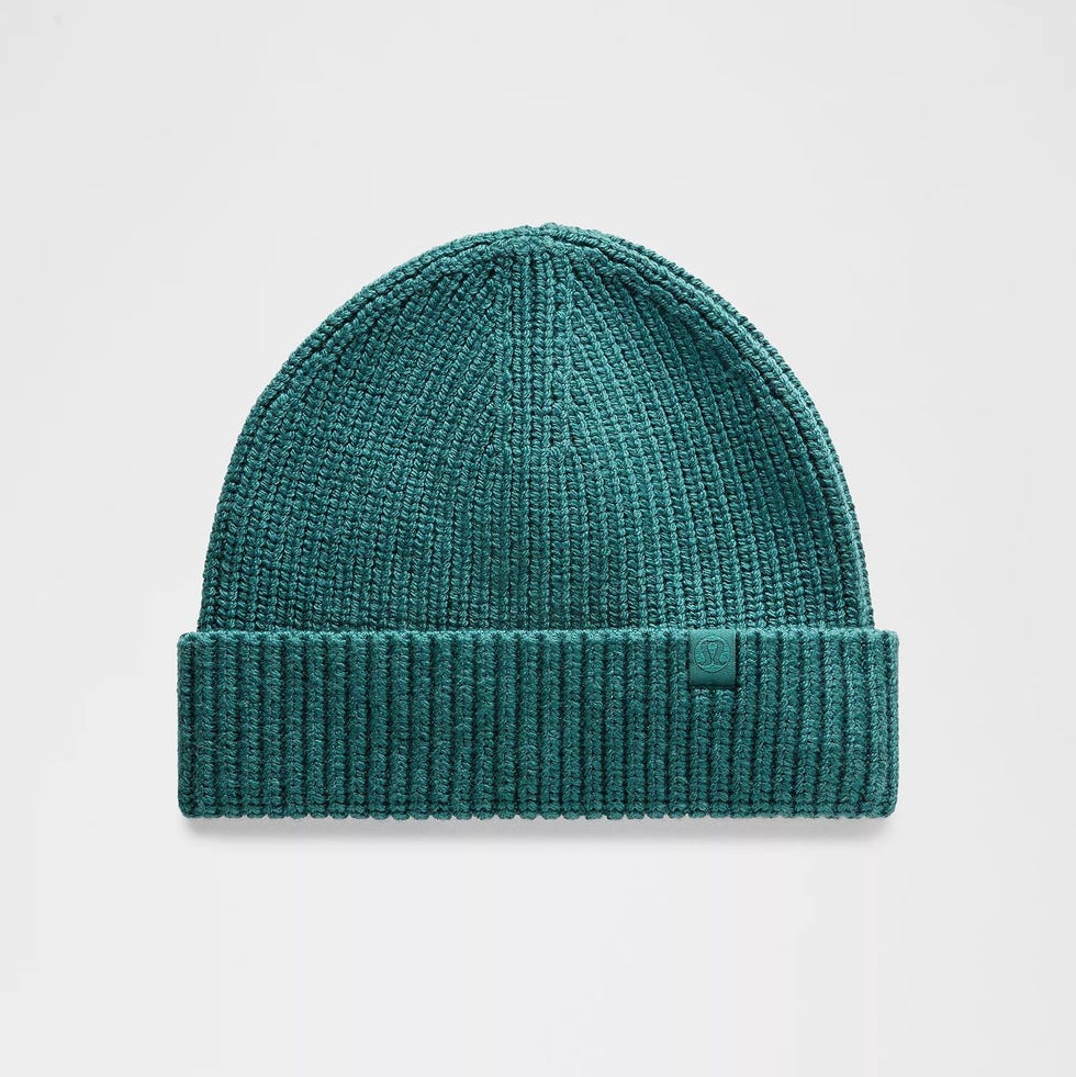 Close-Fit Wool-Blend Ribbed Knit Beanie