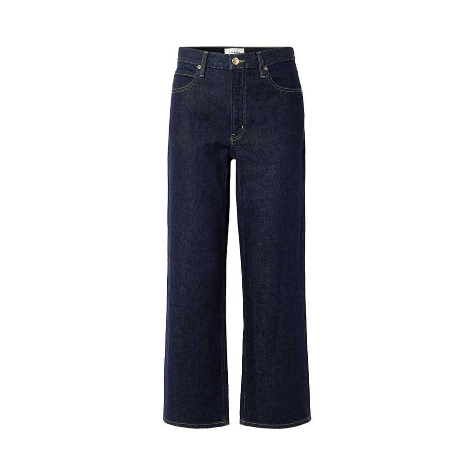 The Hang Cropped High-Rise Straight-Leg Jeans