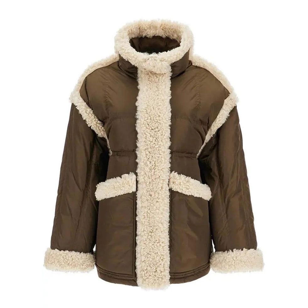 Dorothy Faux-Shearling Down Jacket