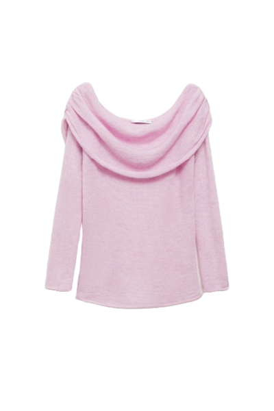 Mango Ruched Detail Sweater (Was $60) 