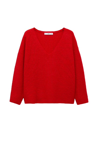 Mango V-Neck Sweater (Was $60) 