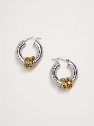 Banana Republic, Rings Mini Hoop Earrings