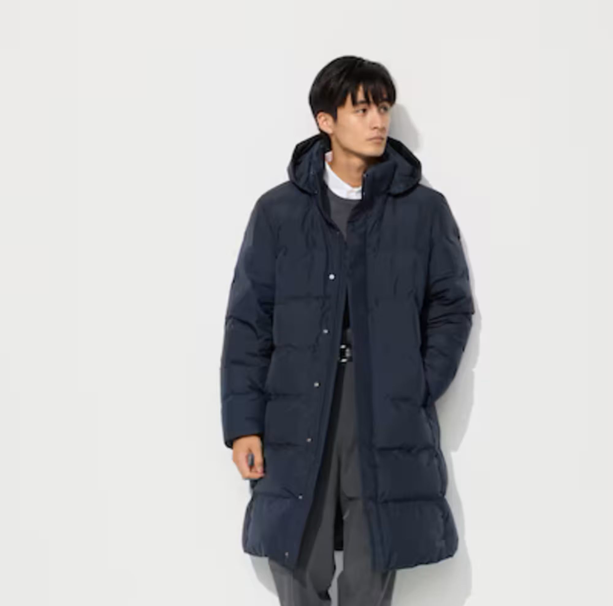 Men&#039;s coat (Image via UNIQLO)